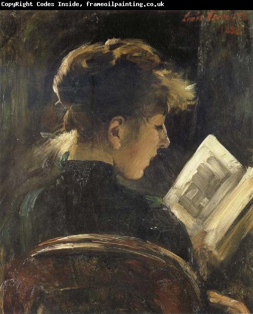 Lovis Corinth Girl Reading